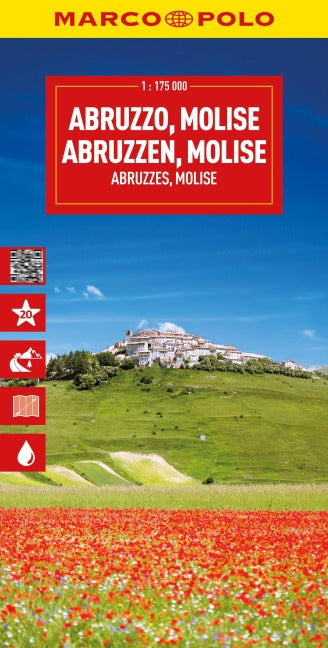 Abruzzen Molise Strassenkarte 9783575018816