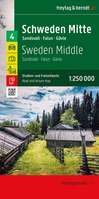 Schweden Mitte (Blatt 4) - 1:250.000
