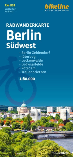 Berlin Südwest - Radwanderkarte 1:60.000