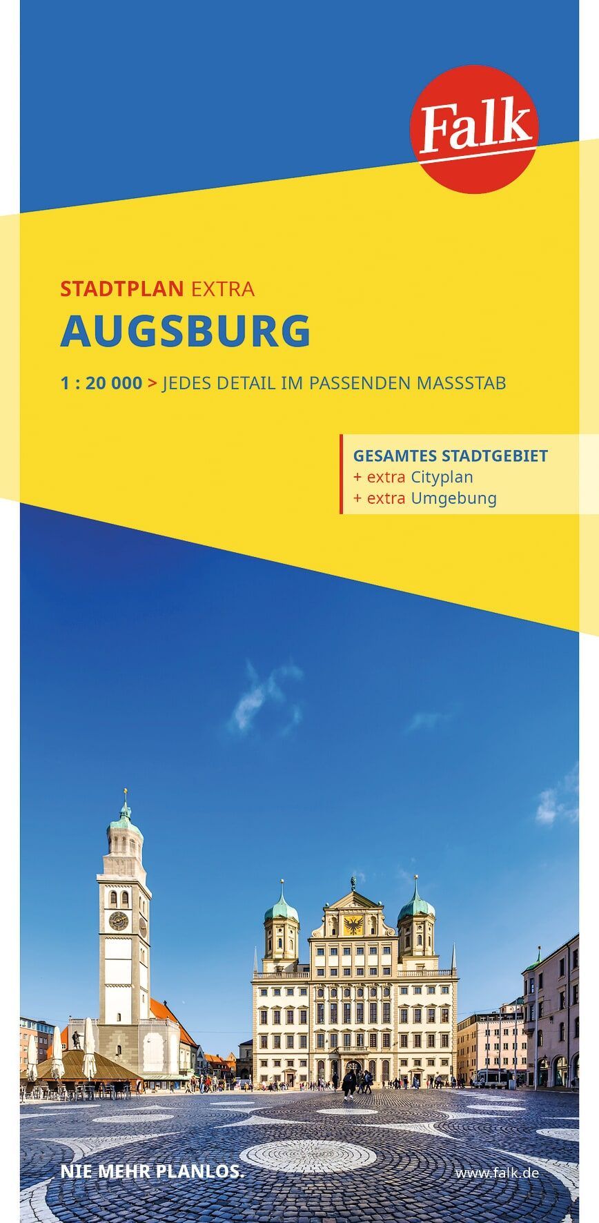 Falk Stadtplan Extra Augsburg 1:20.000