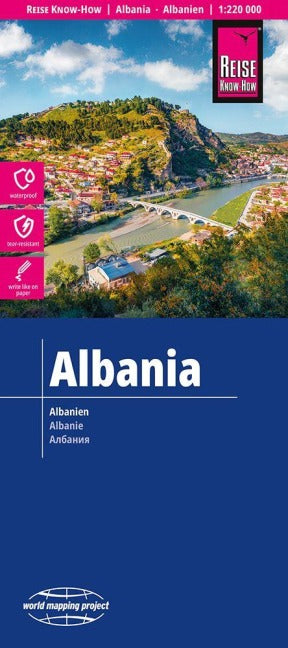 Albanien 1:220.000 - Reise Know-How