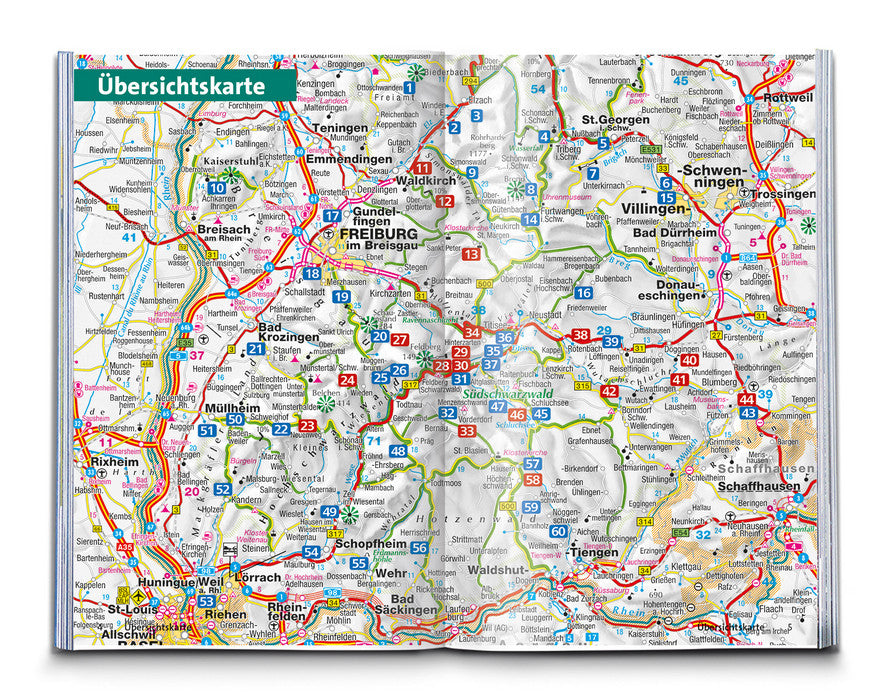 Schwarzwald Süd mit Naturpark, Kaiserstuhl und Markgräflerland - Wanderführer