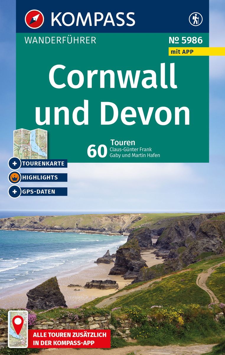 Cornwall und Devon - Kompass Wanderführer