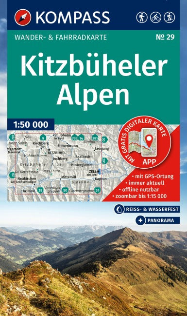 9783991543688 Wanderkarte Kitzbuehel