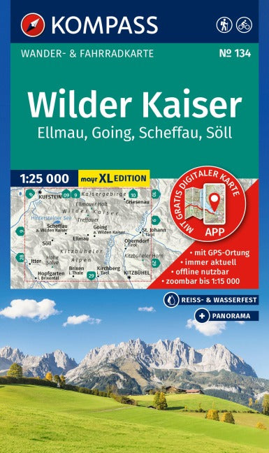 134 Wilder Kaiser 1:25.000