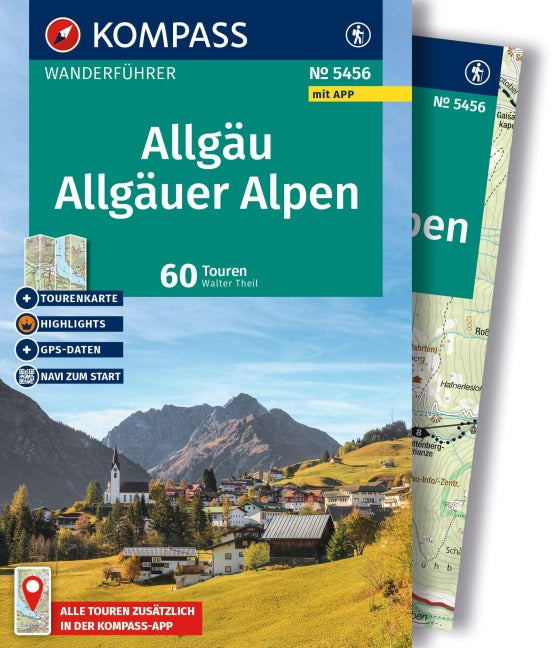 Allgäu, Allgäuer Alpen - Kompass Wanderführer