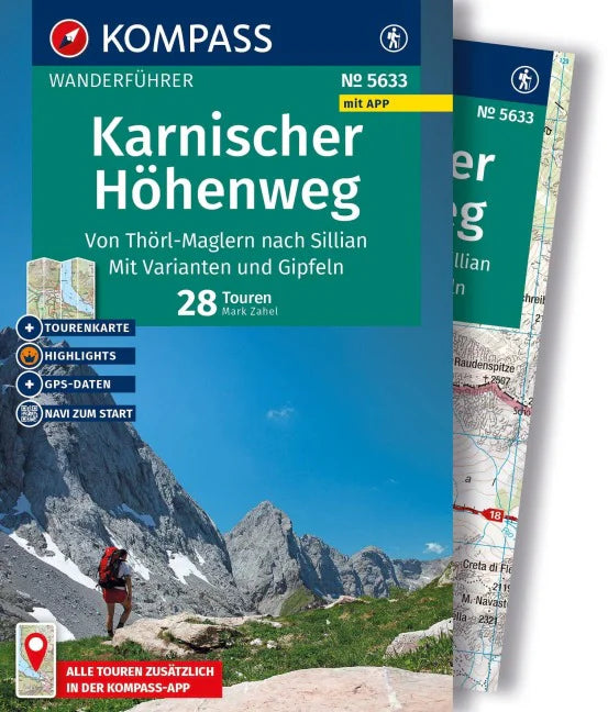 Karnischer Höhenweg - Kompass Wanderführer