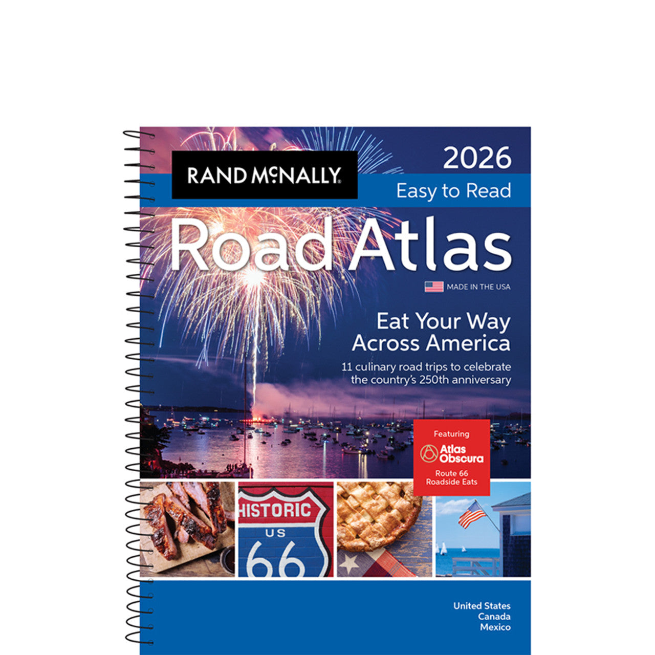 2026 USA Easy to Read Road Atlas Rand McNally