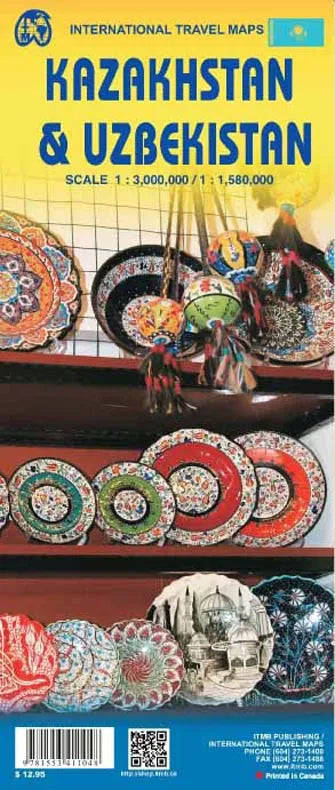 Kazakhstan - 1:3 Mio. / Uzbekistan - 1: 1.58 Mio.