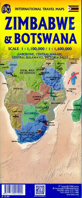 Botswana & Zimbabwe 1:1.600.000 & 1:1.100.000 - ITM