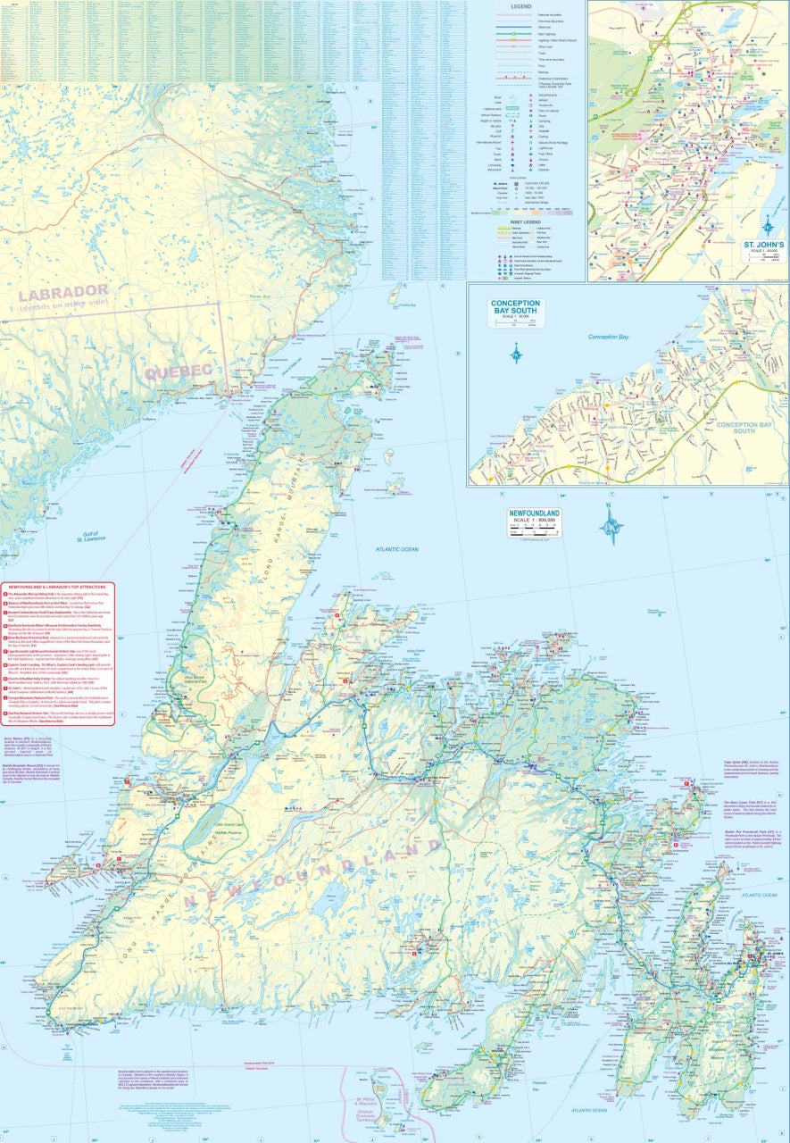 Newfoundland & Labrador ITM - 1:800.000 / 1:1.300.000