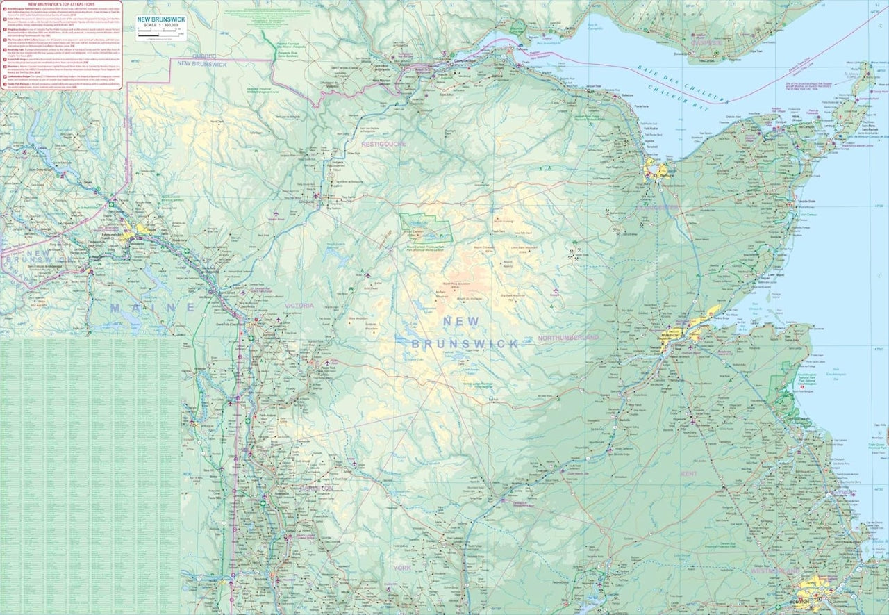 New Brunswick / Nouveau-Brunswick - 1:360.000 ITM