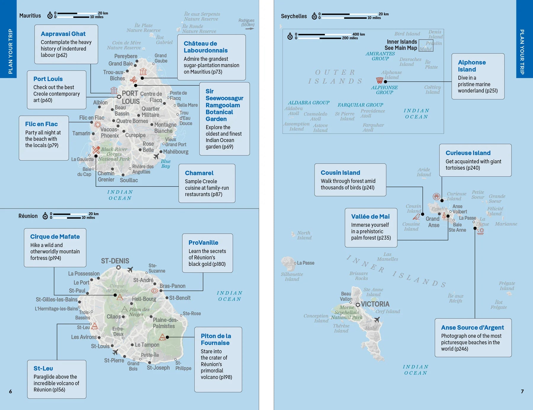 Mauritius, Reunion & Seychelles - Lonely Planet Englisch
