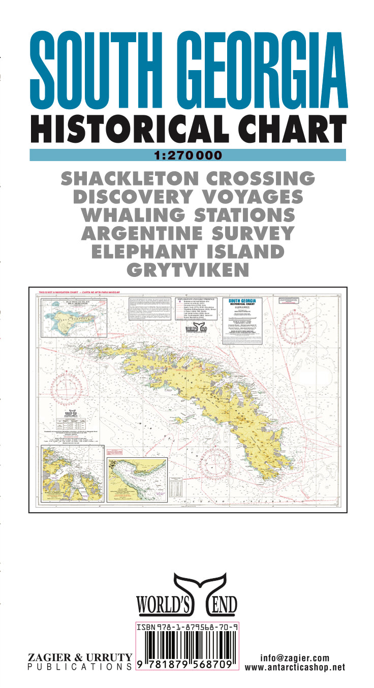9781879568709 South Georgia Historical Chart