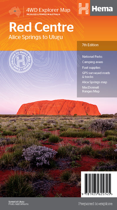 Red Centre - Hema Map