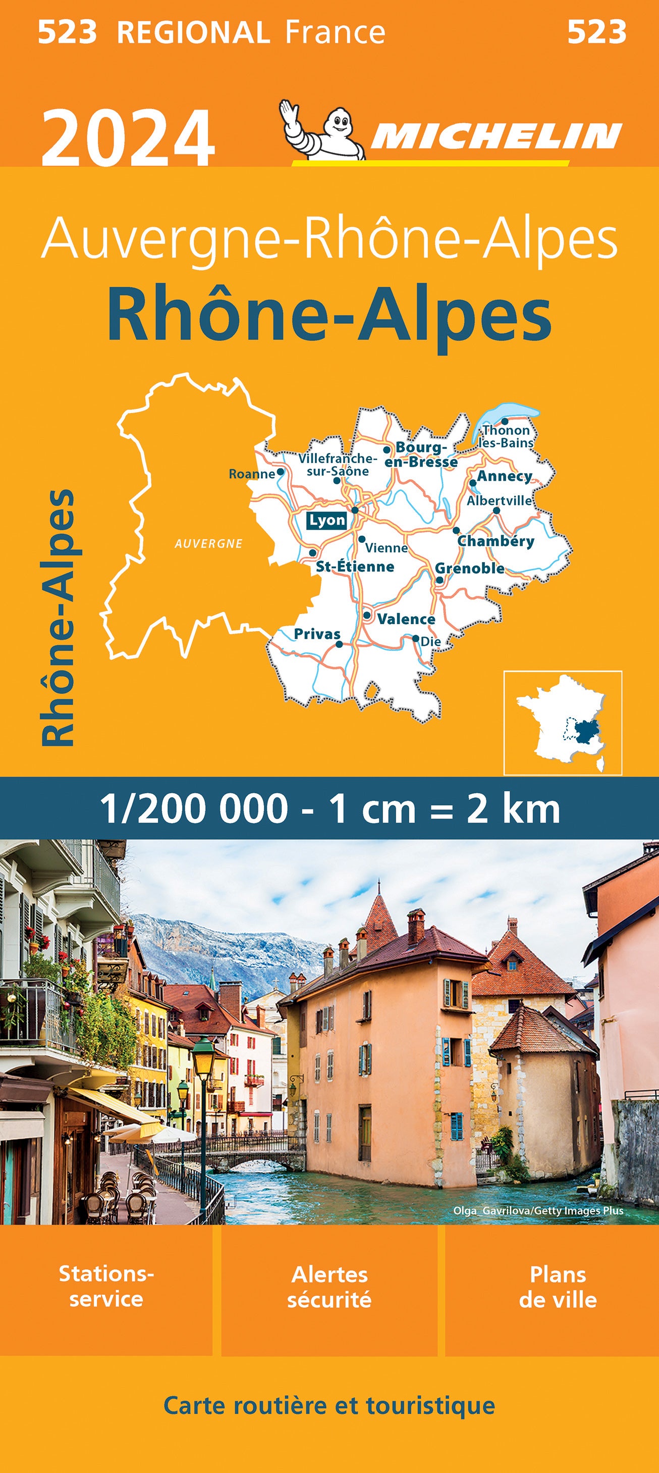 Frankreich 1:200.000 Michelin Regionalkarten