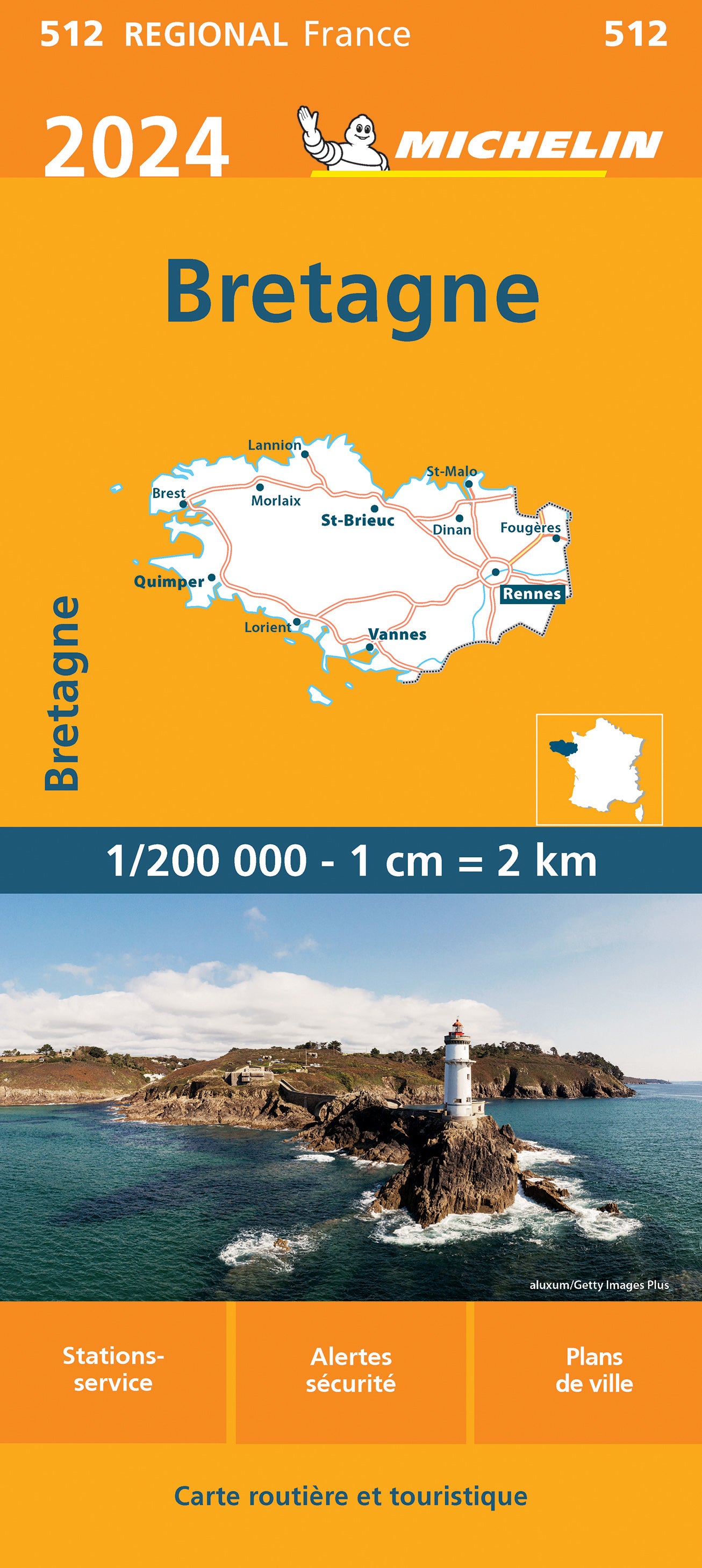 Frankreich 1:200.000 Michelin Regionalkarten
