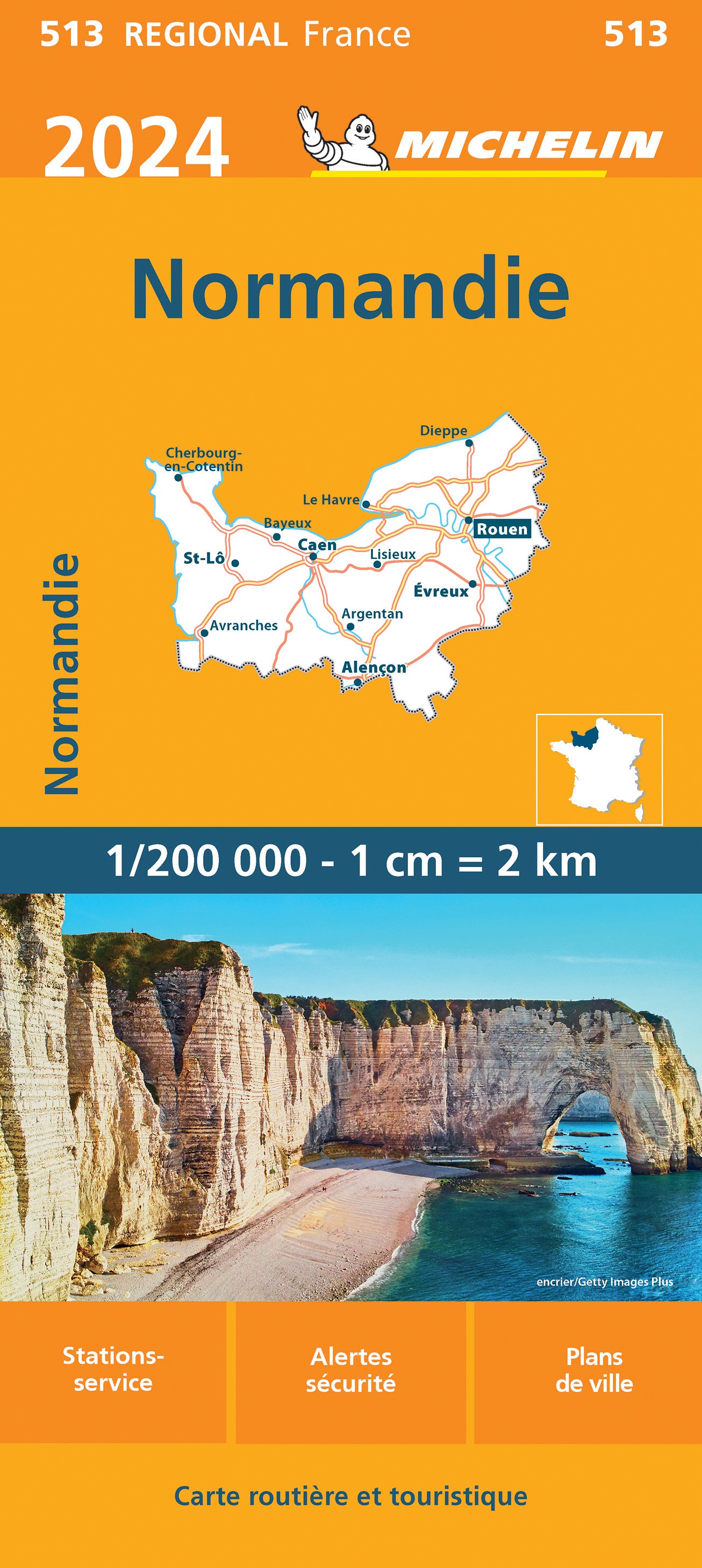 Frankreich 1:200.000 Michelin Regionalkarten