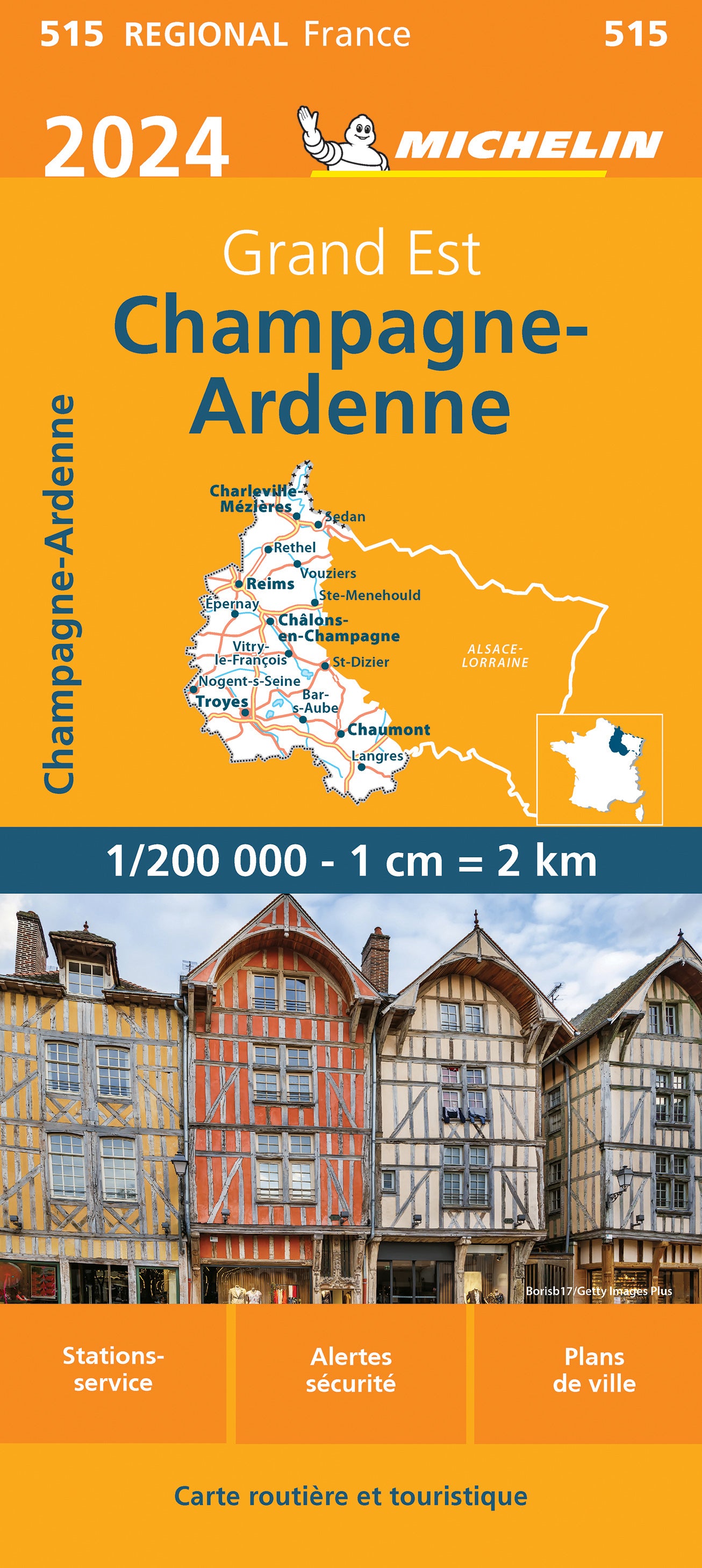 Michelin Regionalkarten Frankreich 1:200.000