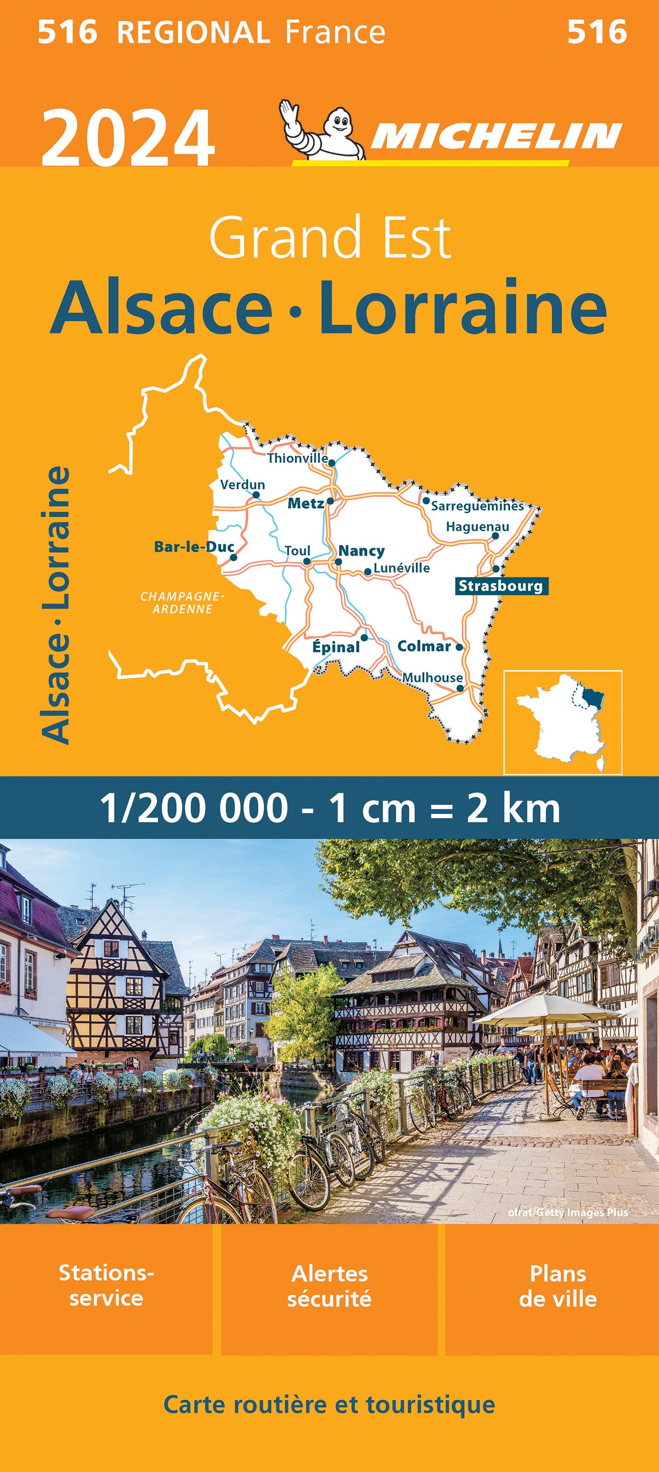Frankreich 1:200.000 Michelin Regionalkarten