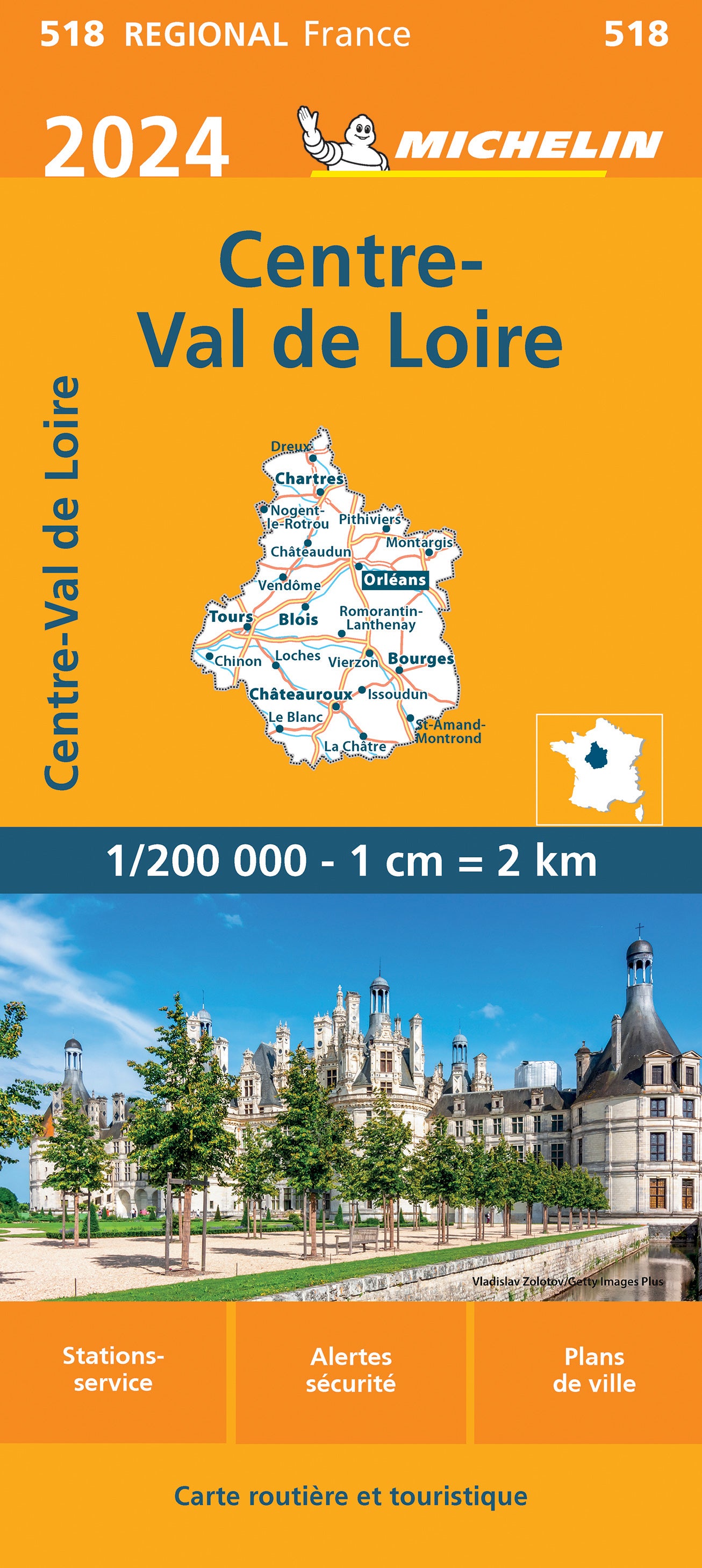 Frankreich 1:200.000 Michelin Regionalkarten