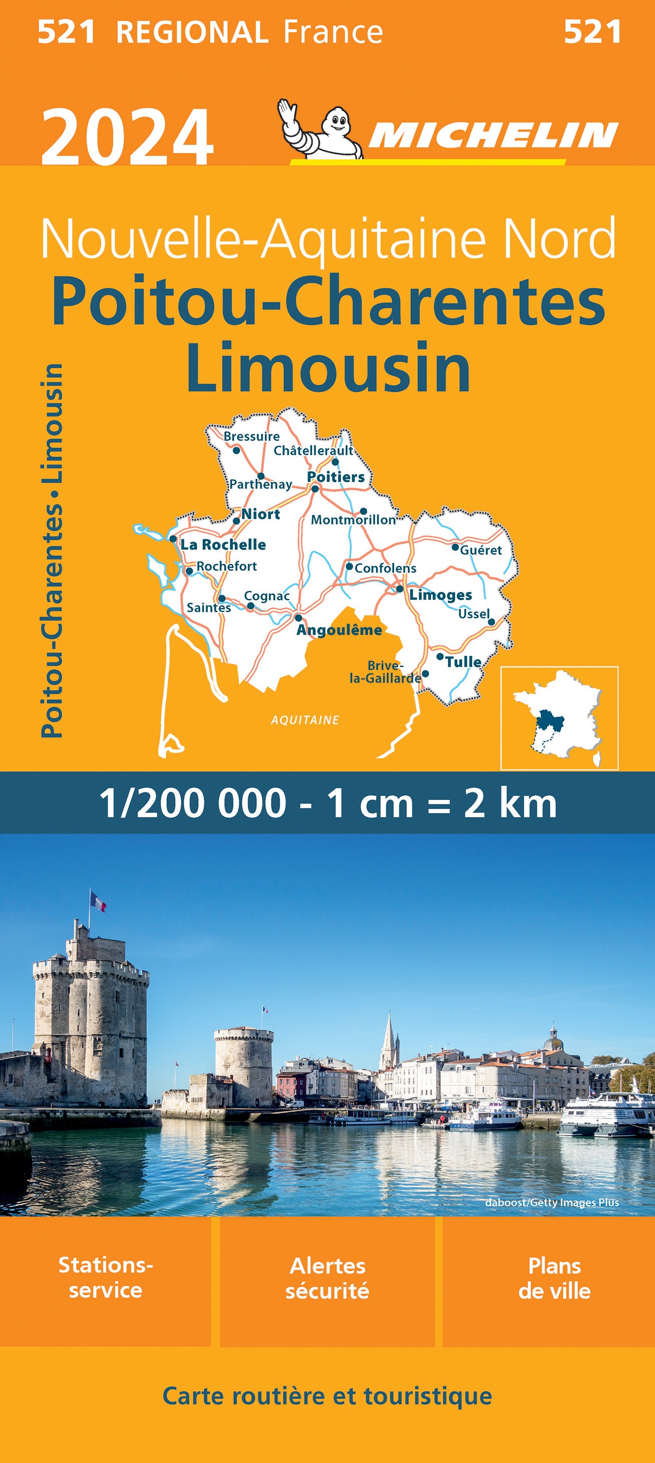 Frankreich 1:200.000 Michelin Regionalkarten