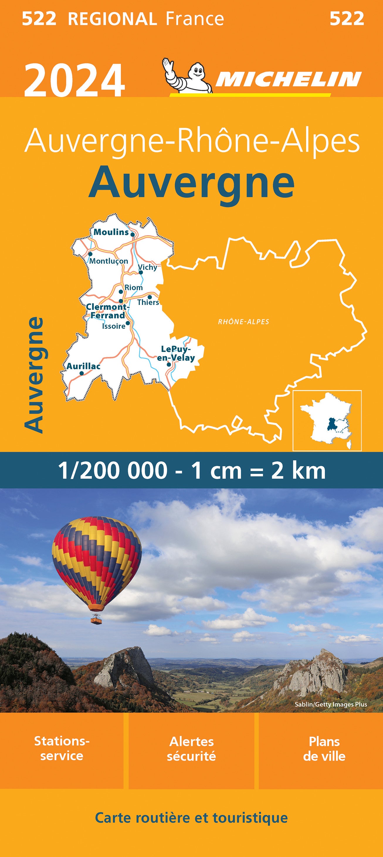 Frankreich 1:200.000 Michelin Regionalkarten
