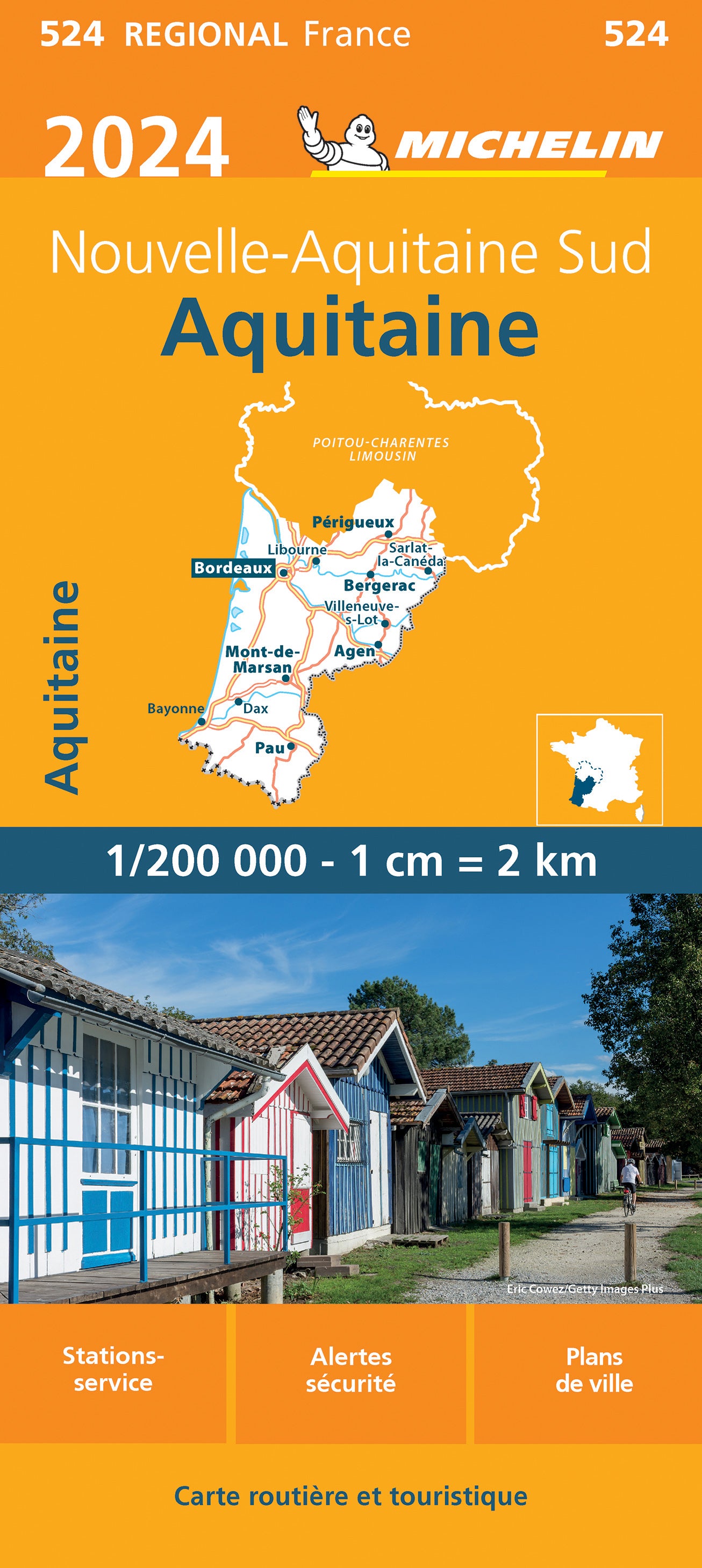 Michelin Regionalkarten Frankreich 1:200.000