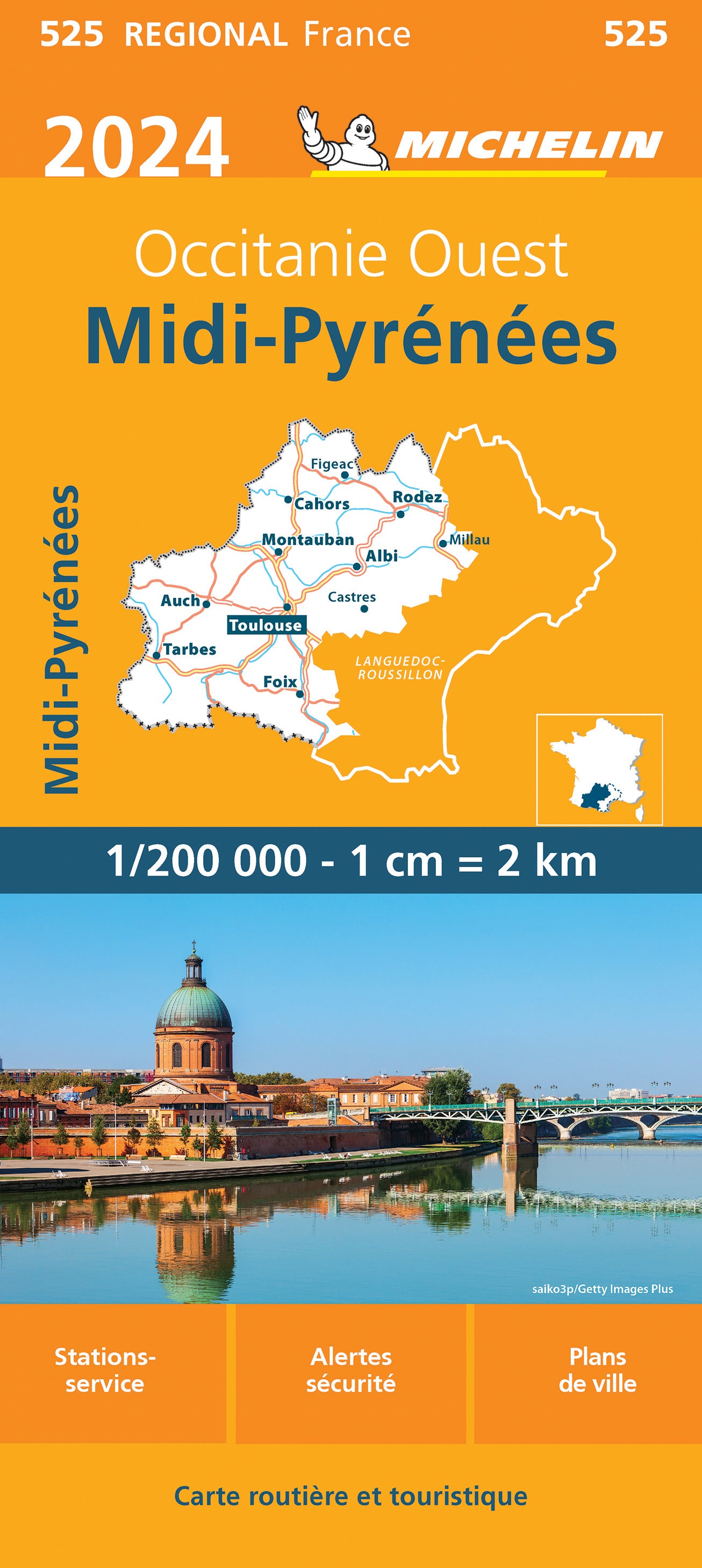 Frankreich 1:200.000 Michelin Regionalkarten