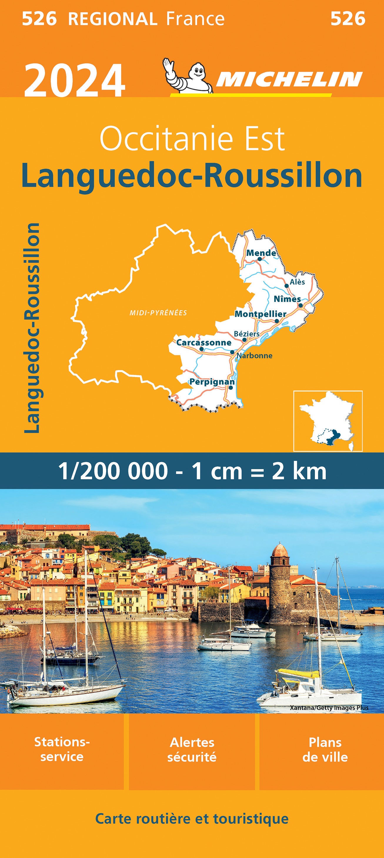 Frankreich 1:200.000 Michelin Regionalkarten