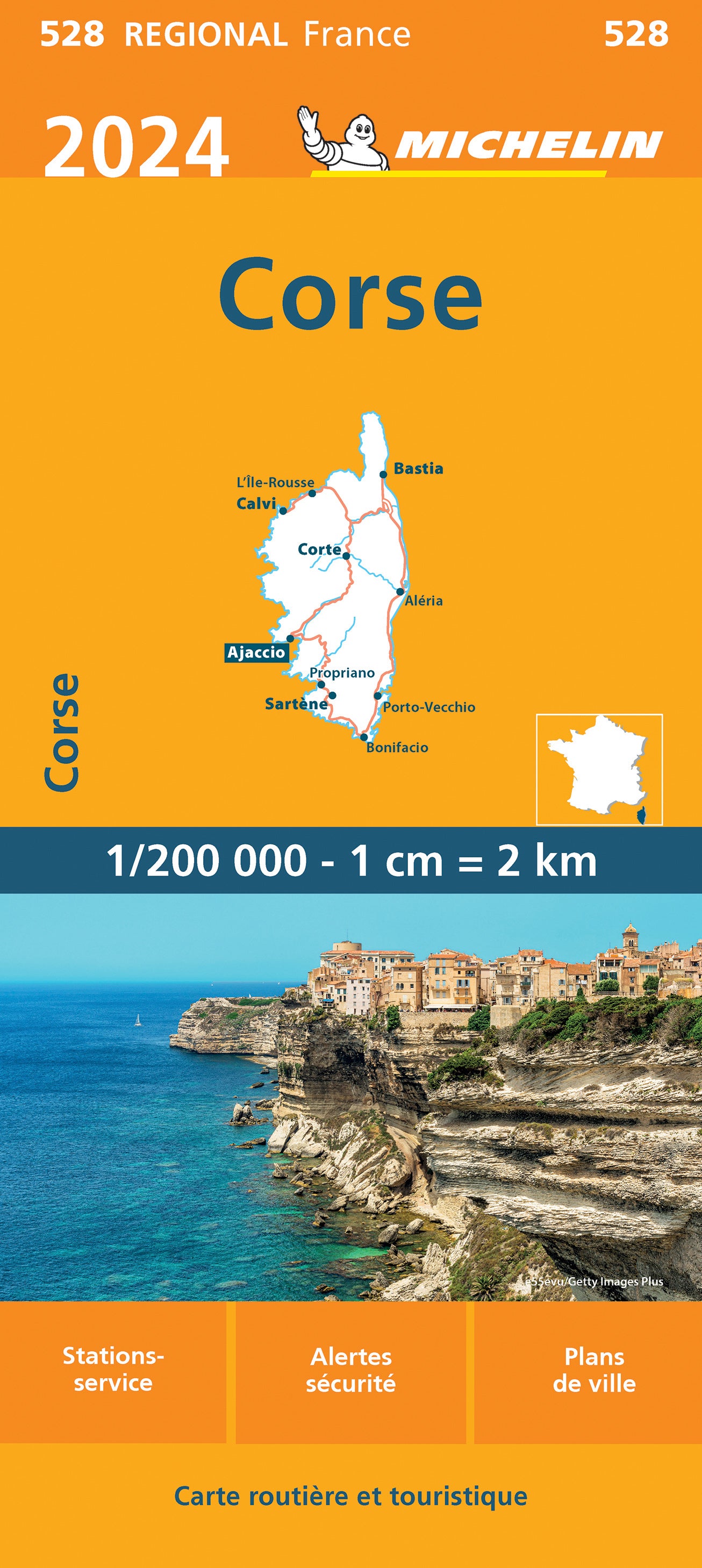 Frankreich 1:200.000 Michelin Regionalkarten