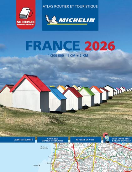 Frankreich 1:200.000 Straßenatlas A4 Michelin gebunden 2026