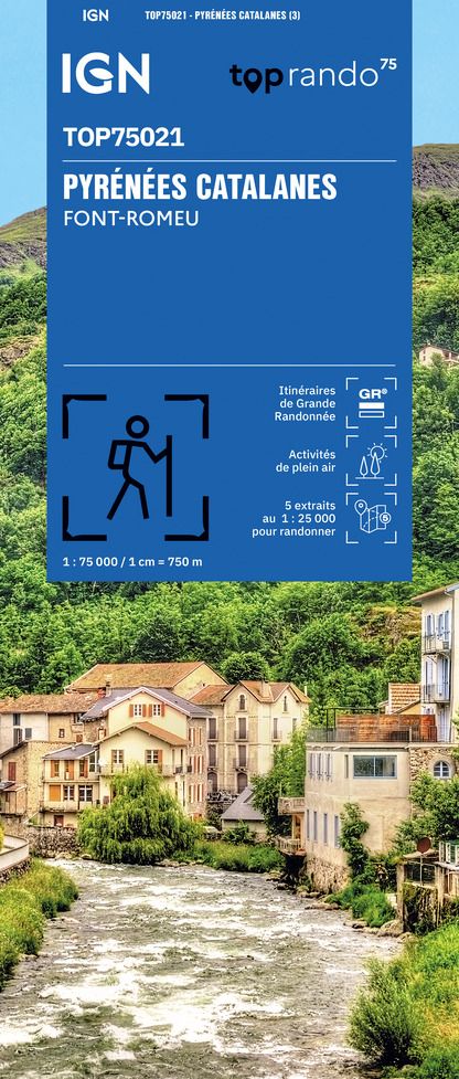 Pyrénées Catalanes 1:75 000