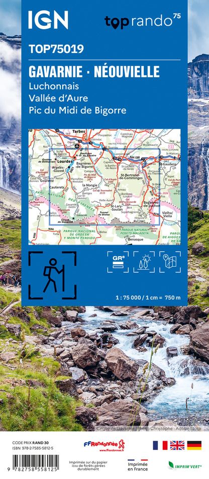 Gavarnie - Neouvielle 1:75.000