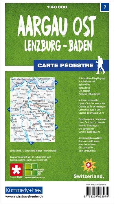 Wanderkarten Schweiz - 1:40.000 - Kümmerly & Frey