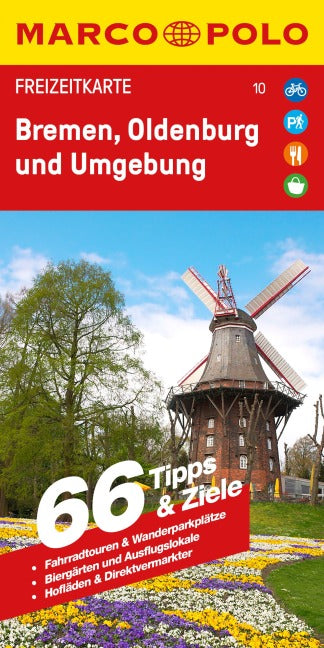 Bremen, Oldenburg und Umgebung 1:100.000 - Marco Polo Freizeitkarte