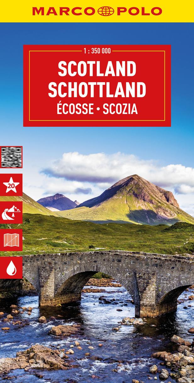 Schottland 1:350.000 - Marco Polo Straßenkarte