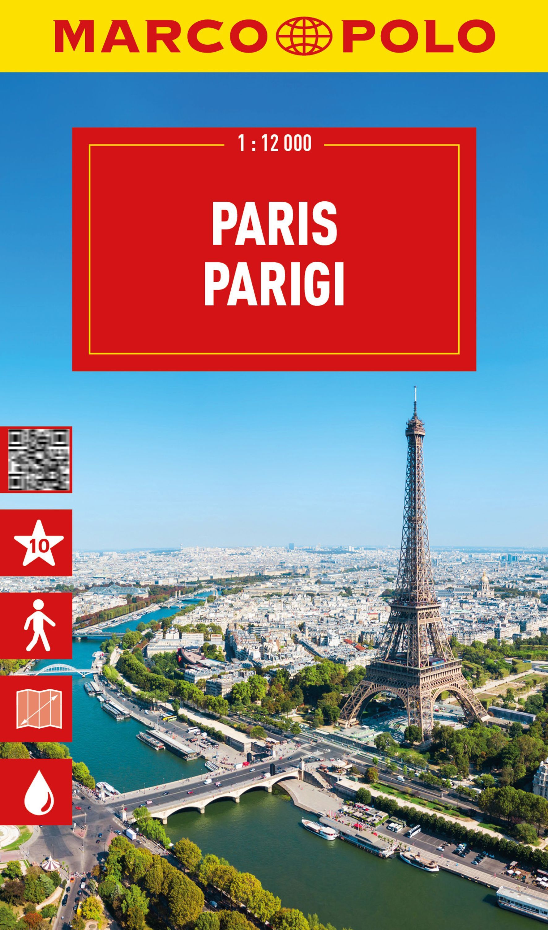 Paris 1:12.000 - Marco Polo Stadtplan