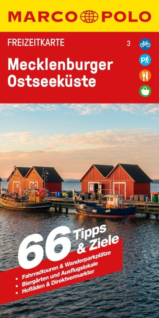 Mecklenburger Ostseeküste 1:100.000 - Marco Polo Freizeitkarte