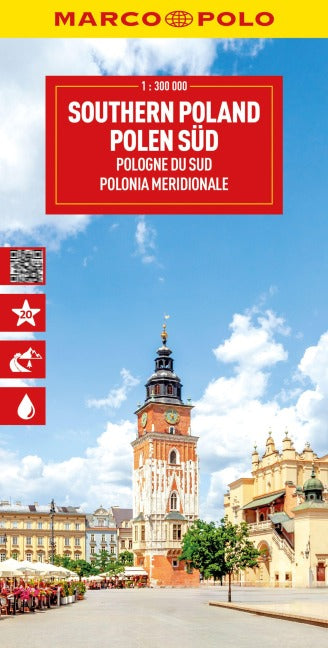 Polen Süd 1:300.000 Marco Polo Reisekarte