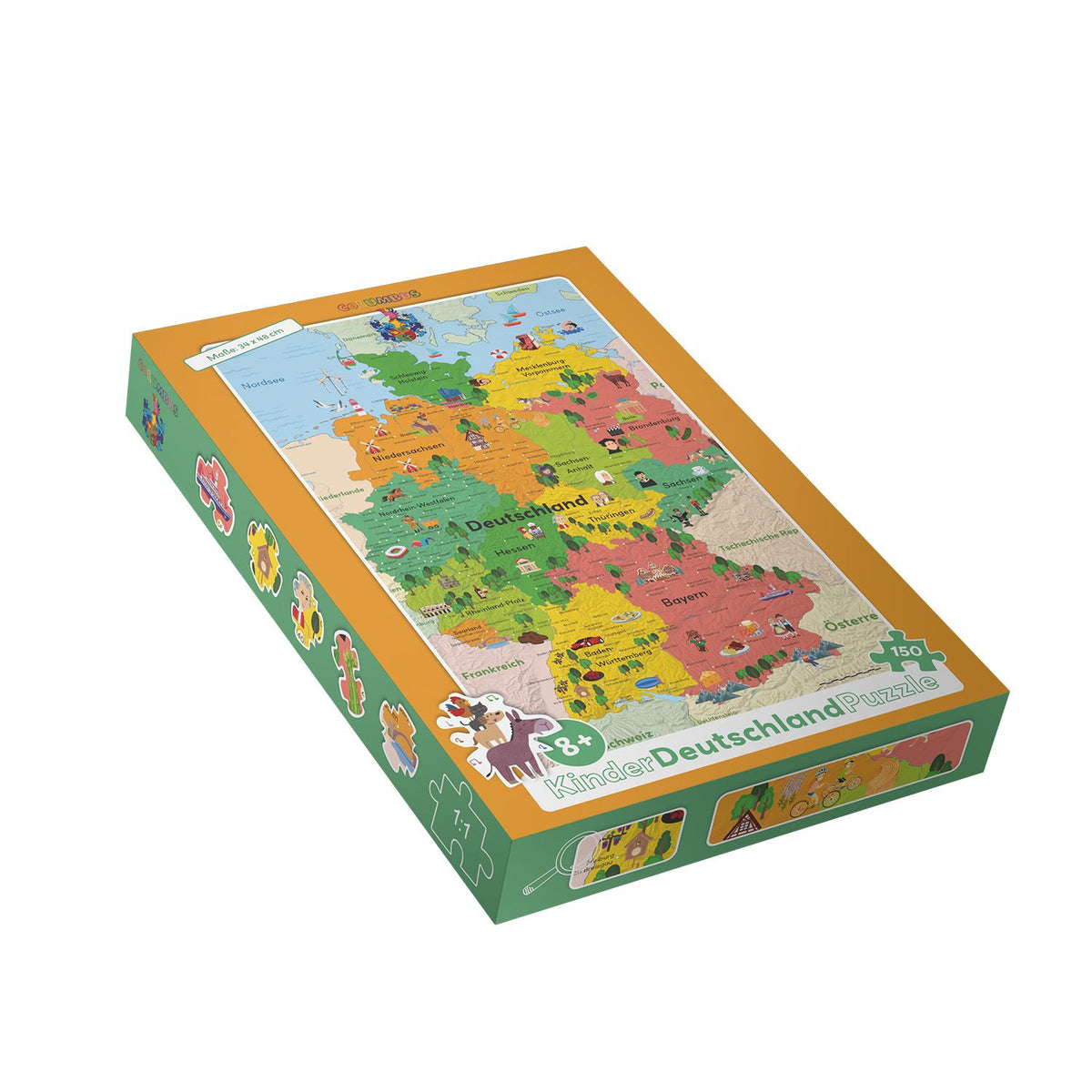 Kinder-Deutschlandkarte als Puzzle