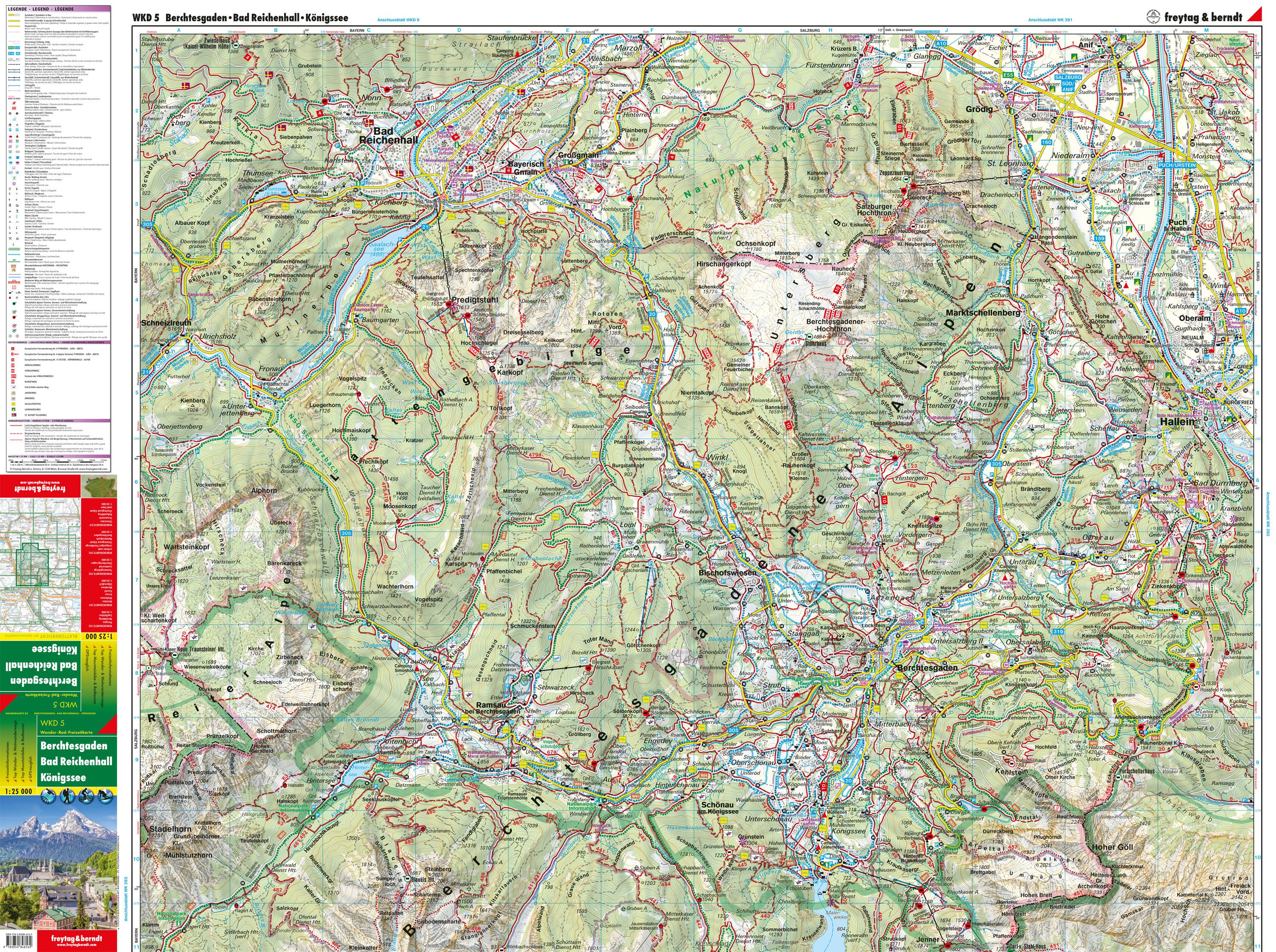 Berchtesgaden 1:30.000 Wanderkarte