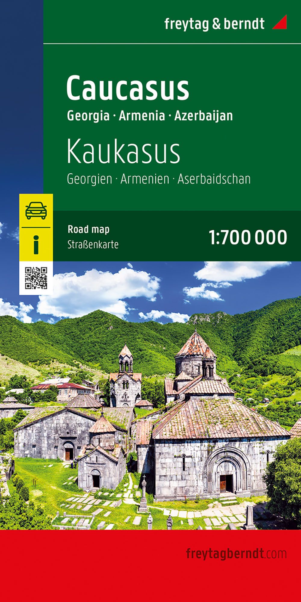 Kaukasus 1:700.000 - Freytag & Berndt Straßenkarte