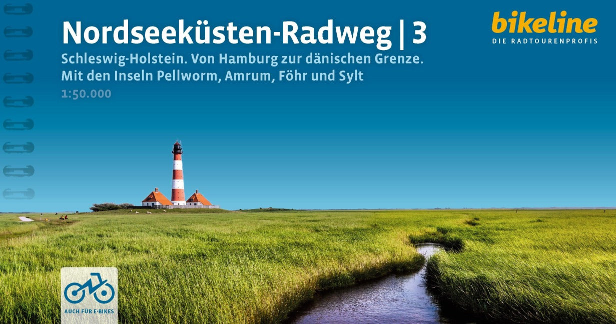 9783711102881 Nordseekuestenradweg Hamburg bis zur dänischen Grenze Schleswig Holstein bikeline