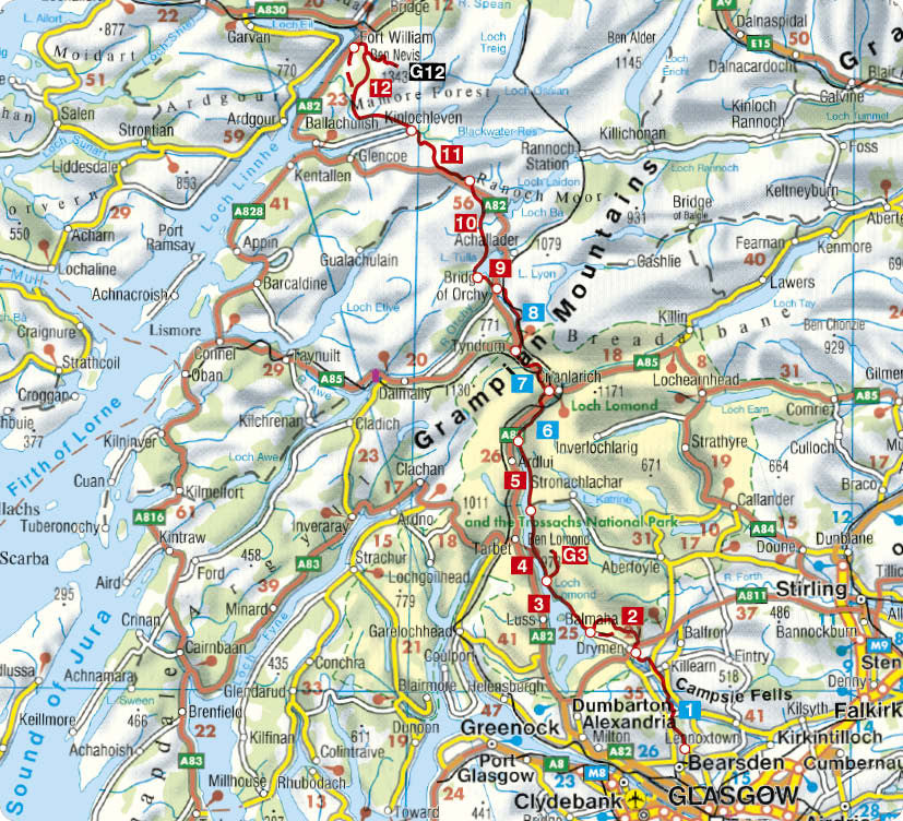 West Highland Way - Rother Wanderführer