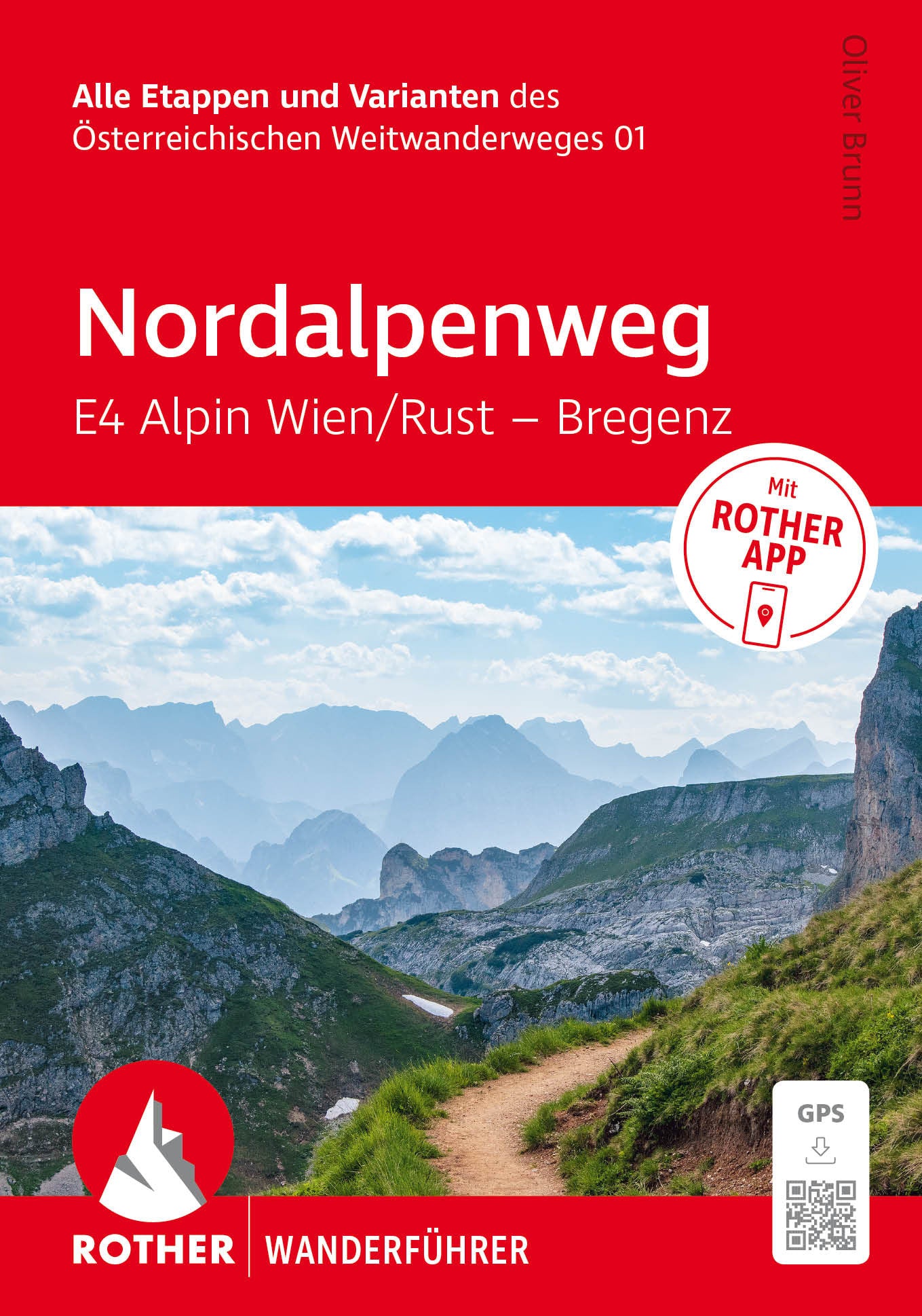 Nordalpenweg E4 Alpin - Rother Wanderführer