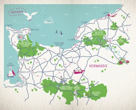 Glücksorte in der Normandie