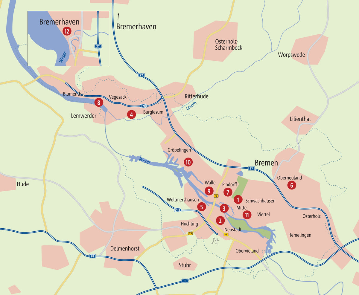Zu Fuß durch Bremen