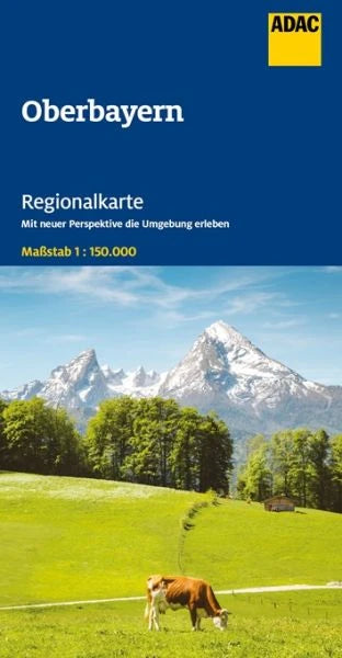 Oberbayern, München, Augsburg 1:150.000 - ADAC Regionalkarte