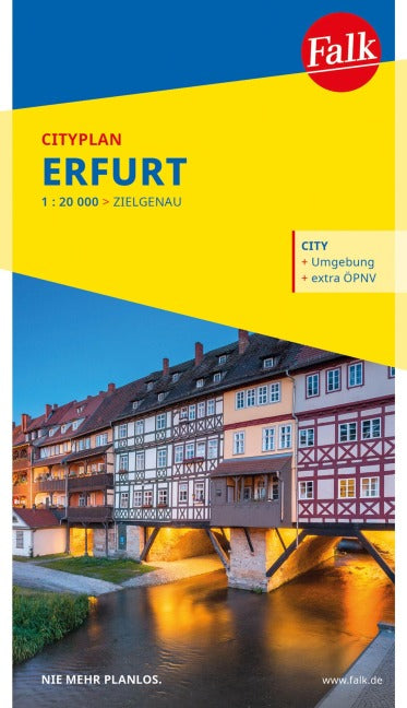Erfurt - Falk Cityplan